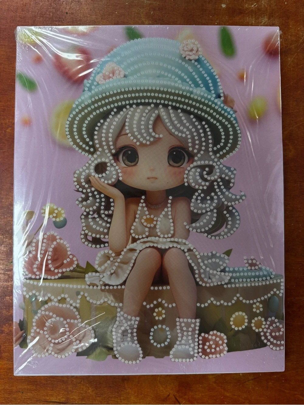 DIY Diamond Painting Kit Cute Princess Girl Canvas Art Craft New